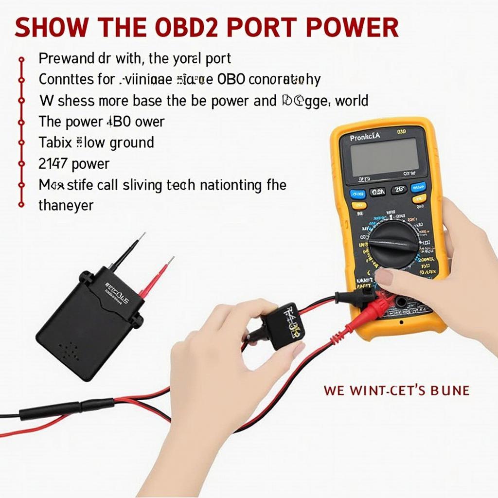 Testing OBD2 Port with Multimeter