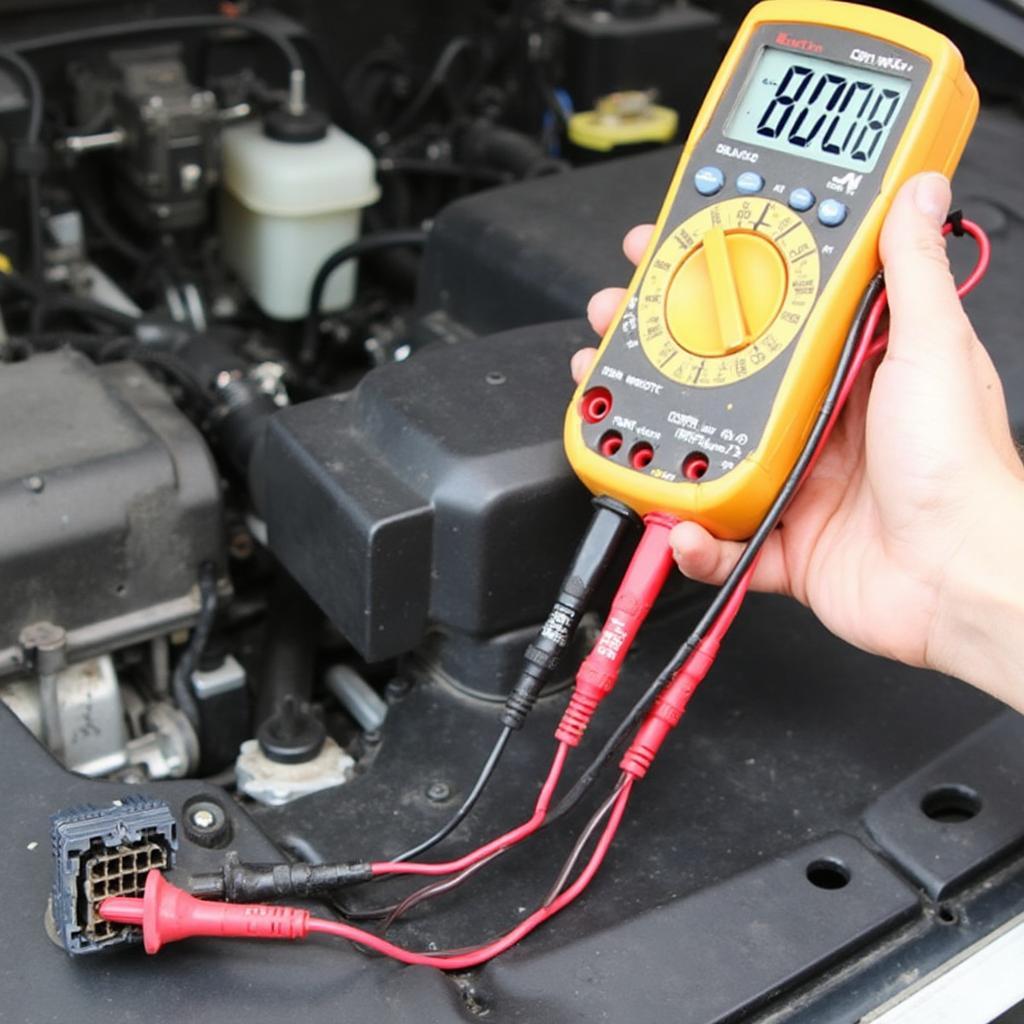 Testing OBD2 Port Wiring with a Multimeter