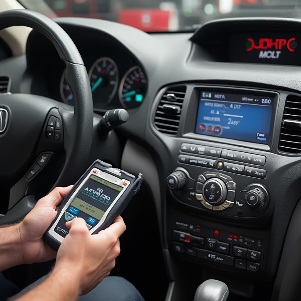 Testing an OBD2 Scanner on a 2005 Acura MDX