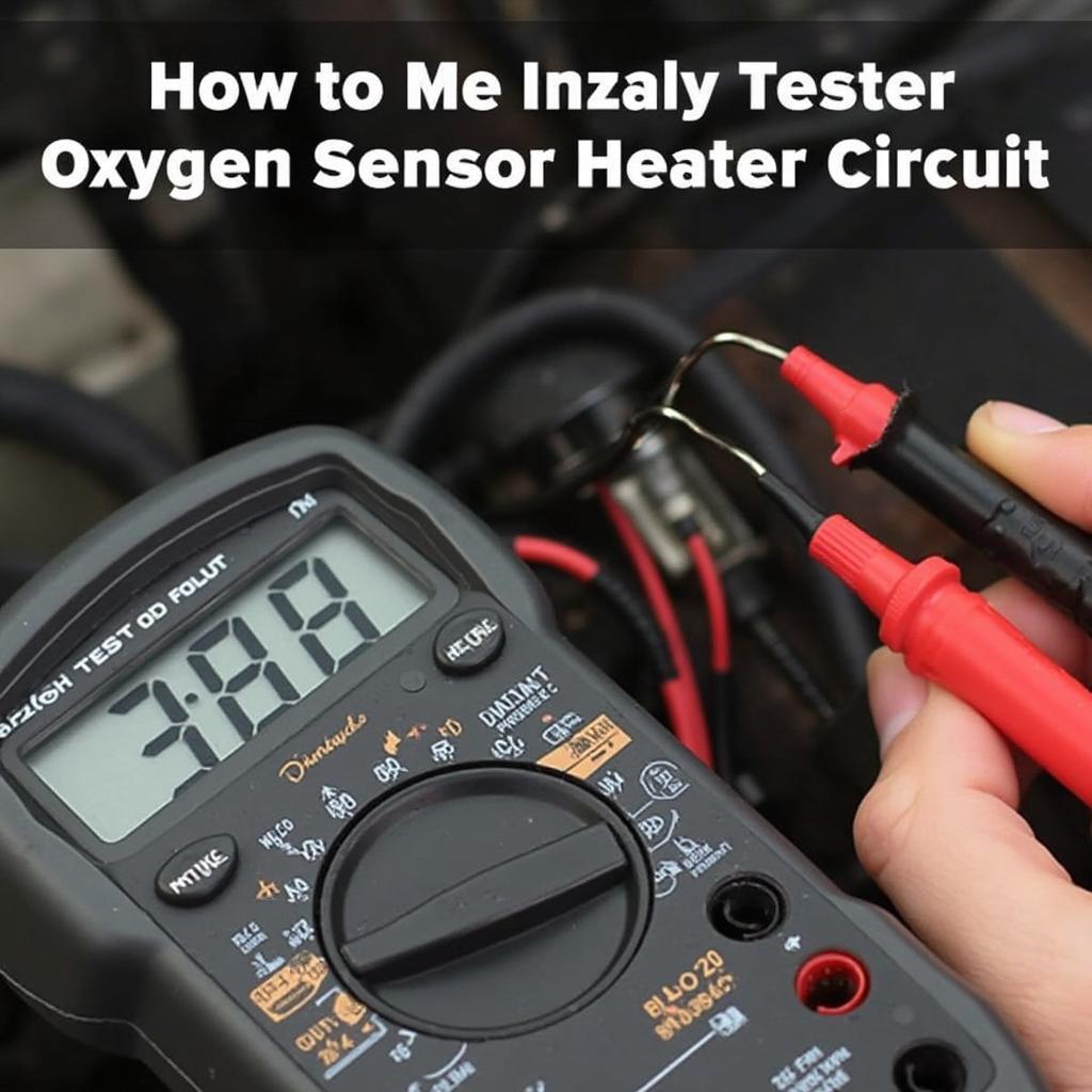 Testing the Oxygen Sensor Heater Circuit with a Multimeter