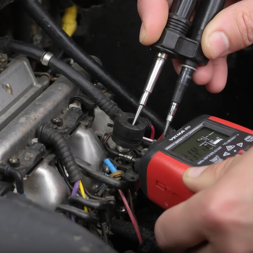 Testing VTEC Wiring with Multimeter