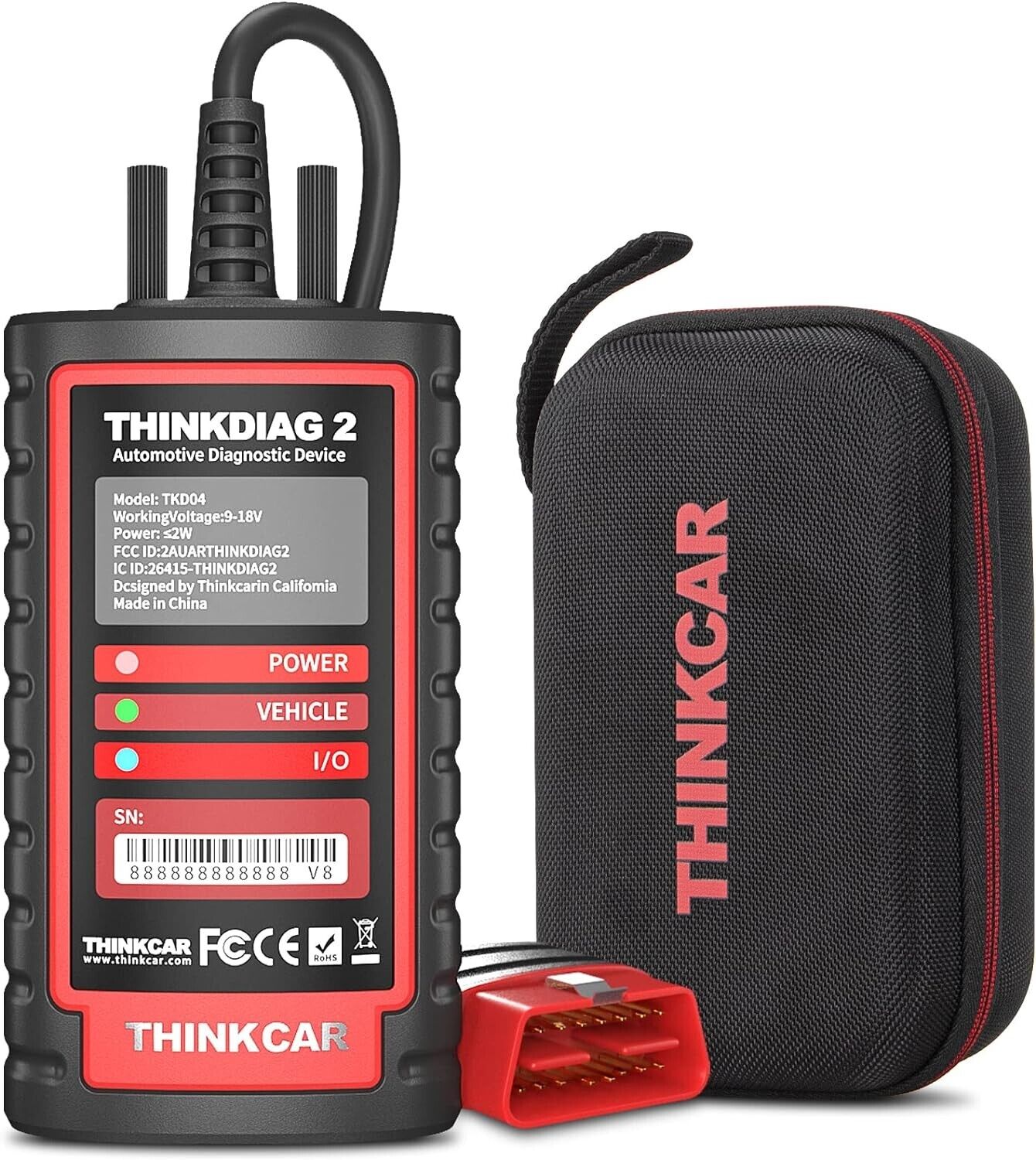 THINKDIAG 2 Car OBD2 Scanner Bidirectional All System Diagnostic Tool CANFD ECU