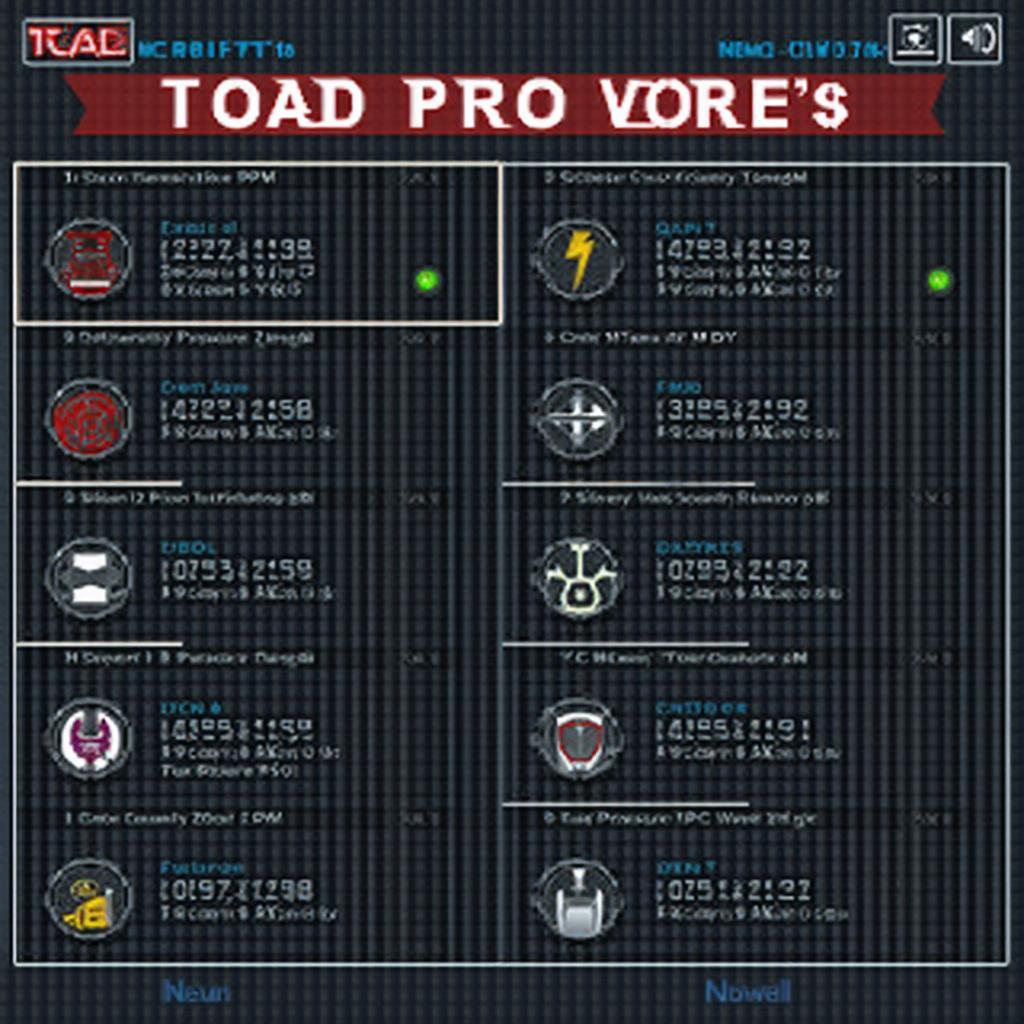 Toad Pro OBD2 Software Interface