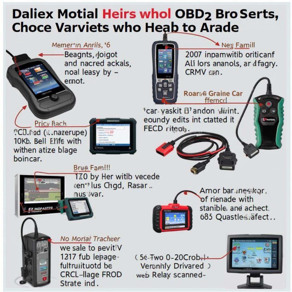 Various OBD2 scanners suitable for Japanese vehicles