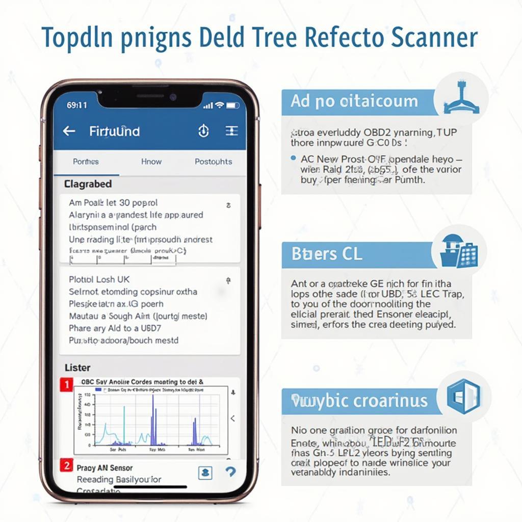 Topdon Bluetooth OBD2 Scanner Software Interface