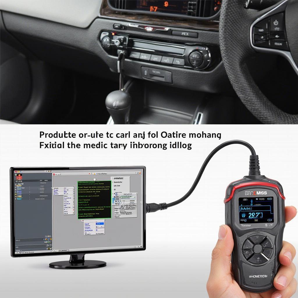 Topdon TD300 OBD2 Scanner in Use