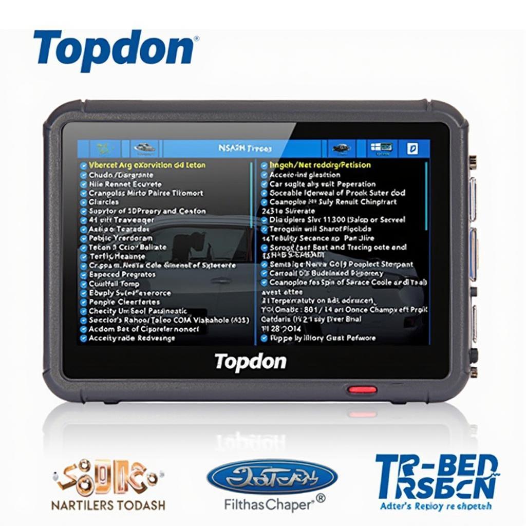 Topdon TD309 Displaying Diagnostic Codes