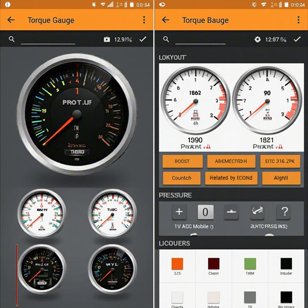 Torque Lite Customizable Gauges for Turbo Boost