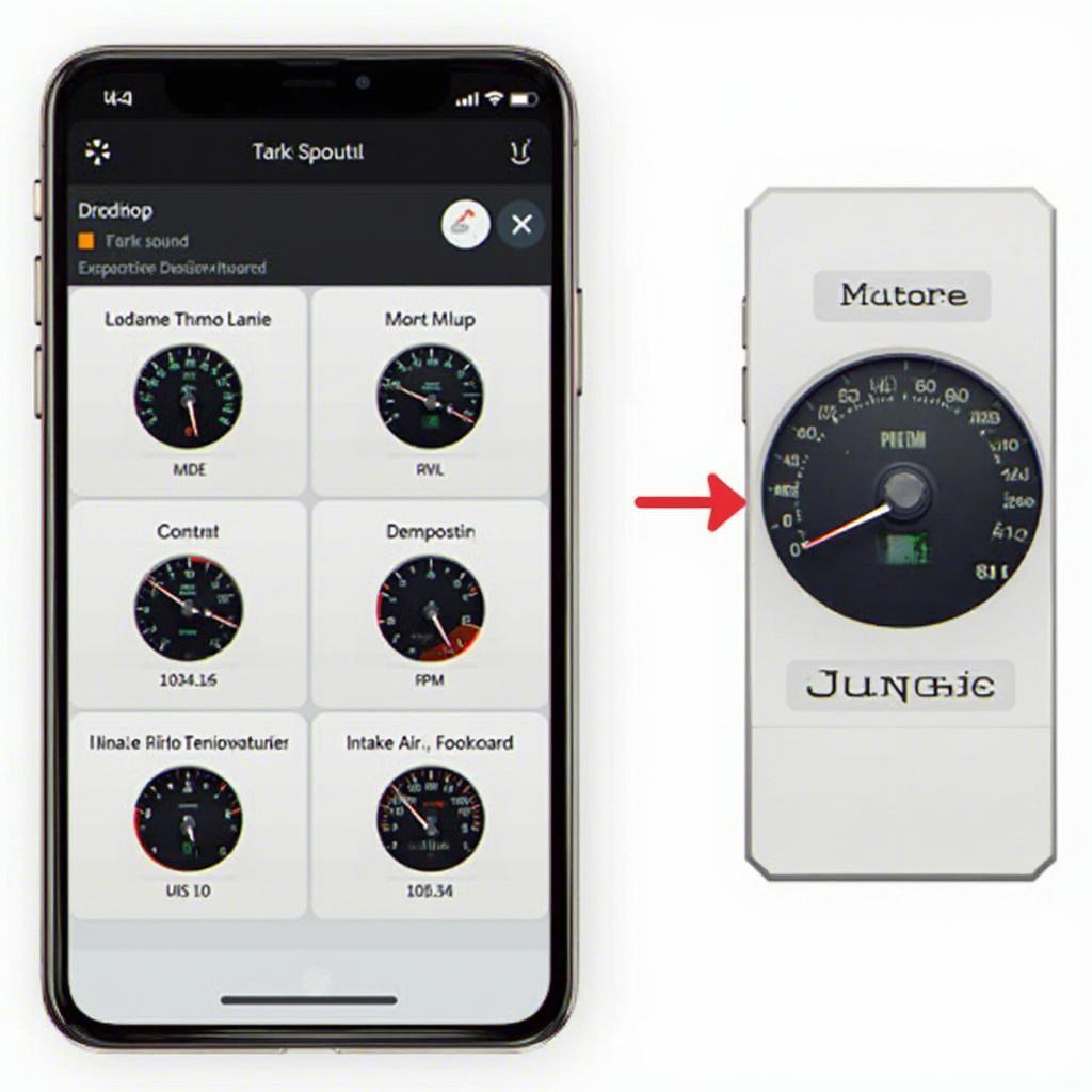 Torque Lite OBD2 & Car APK Dashboard Screenshot