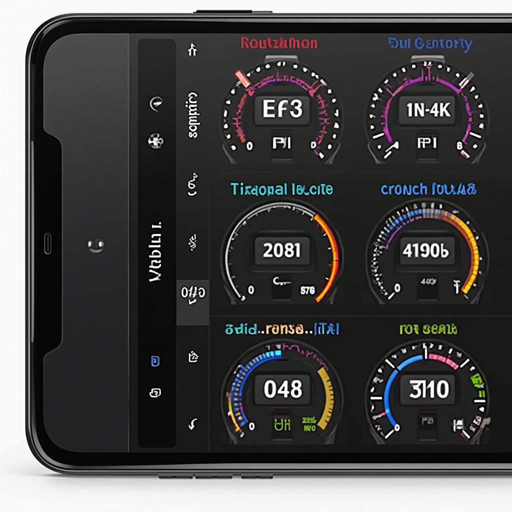 Torque Lite OBD2 Car Dashboard Display