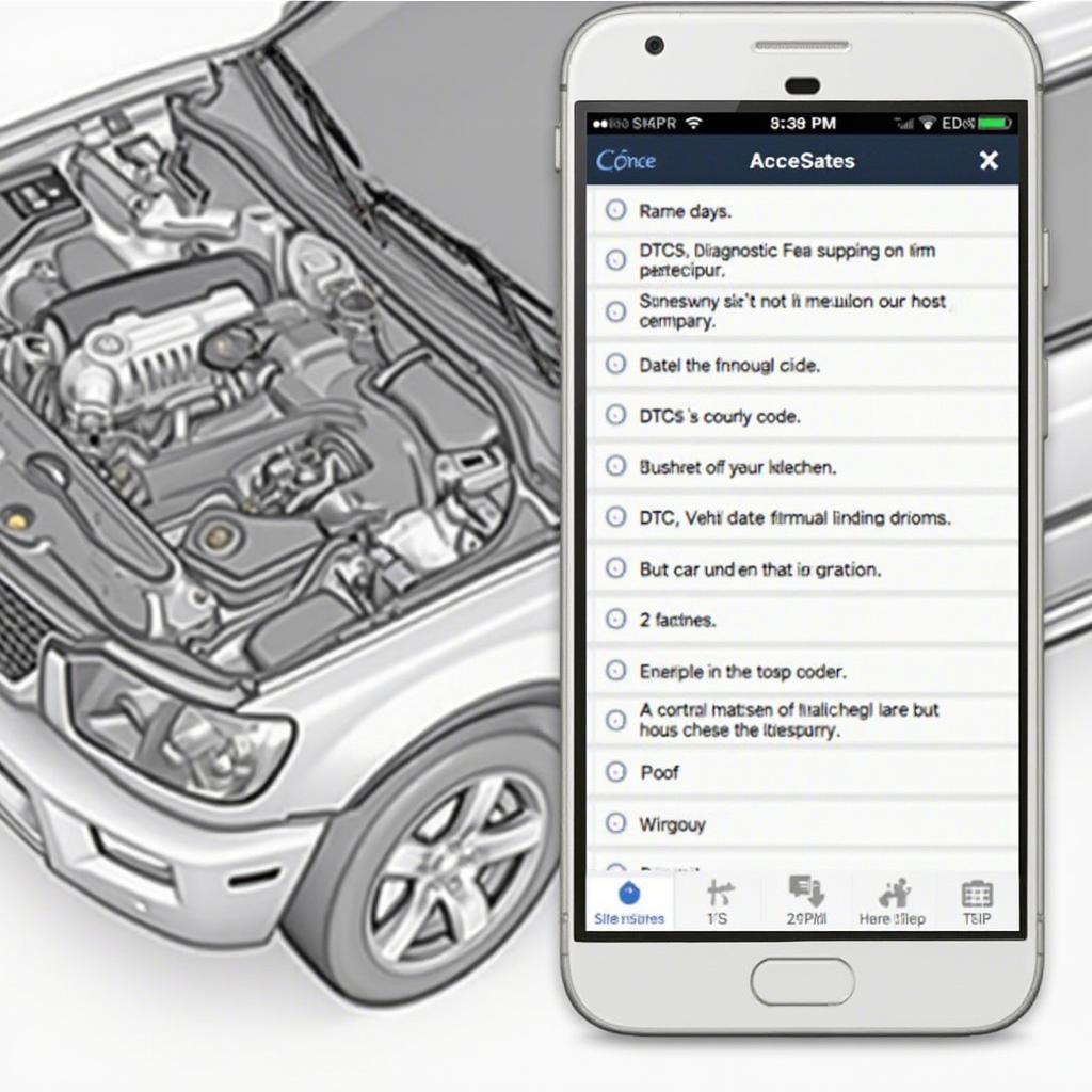 Torque Pro Displaying DTC Codes on Smartphone