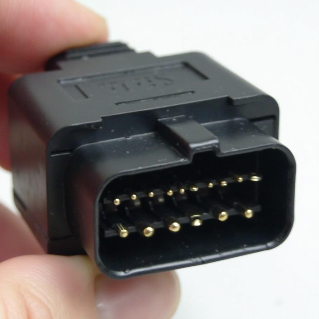 Close-up of a Toyota OBD2 Connector