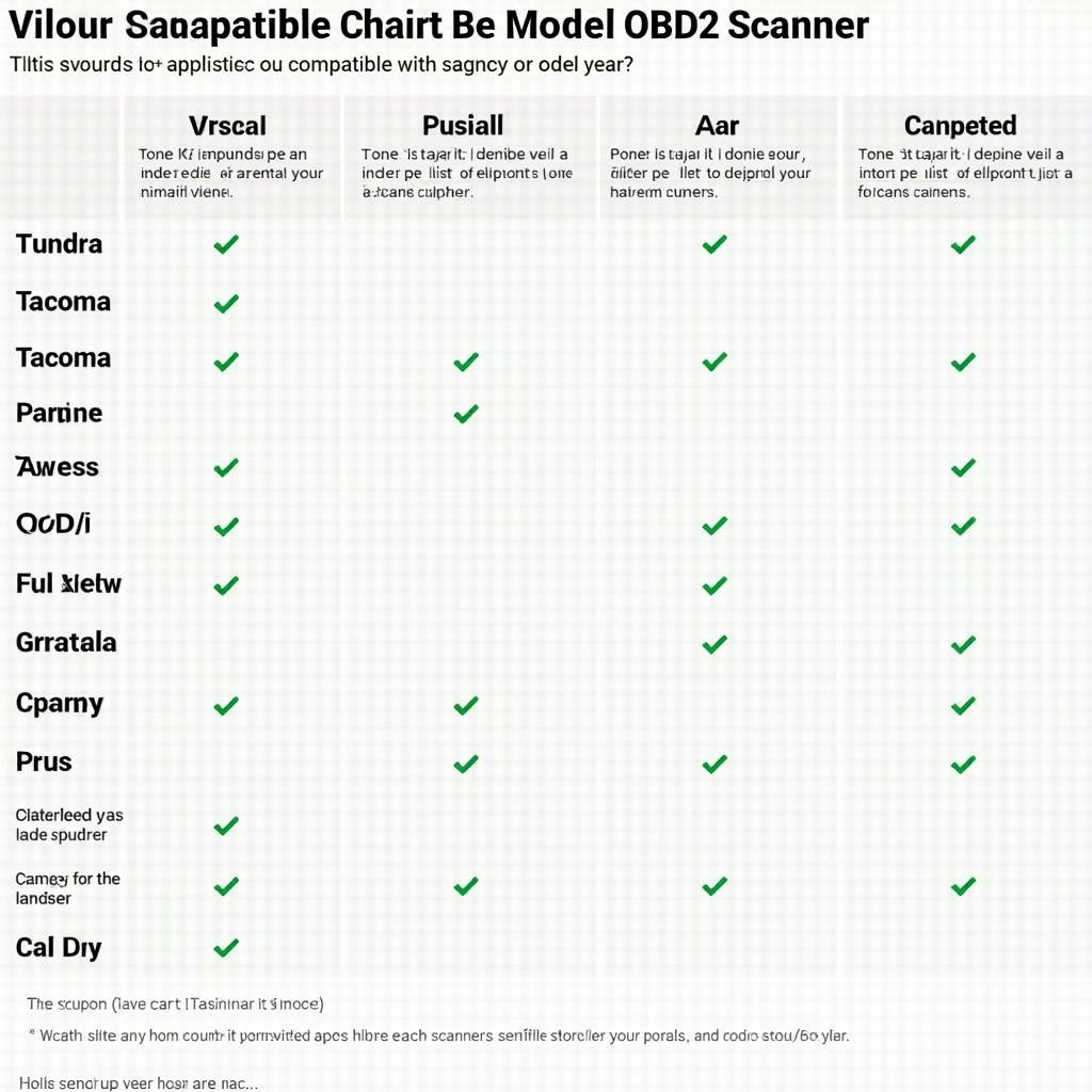 OBD2 Scanner Compatibility with Different Toyota Models