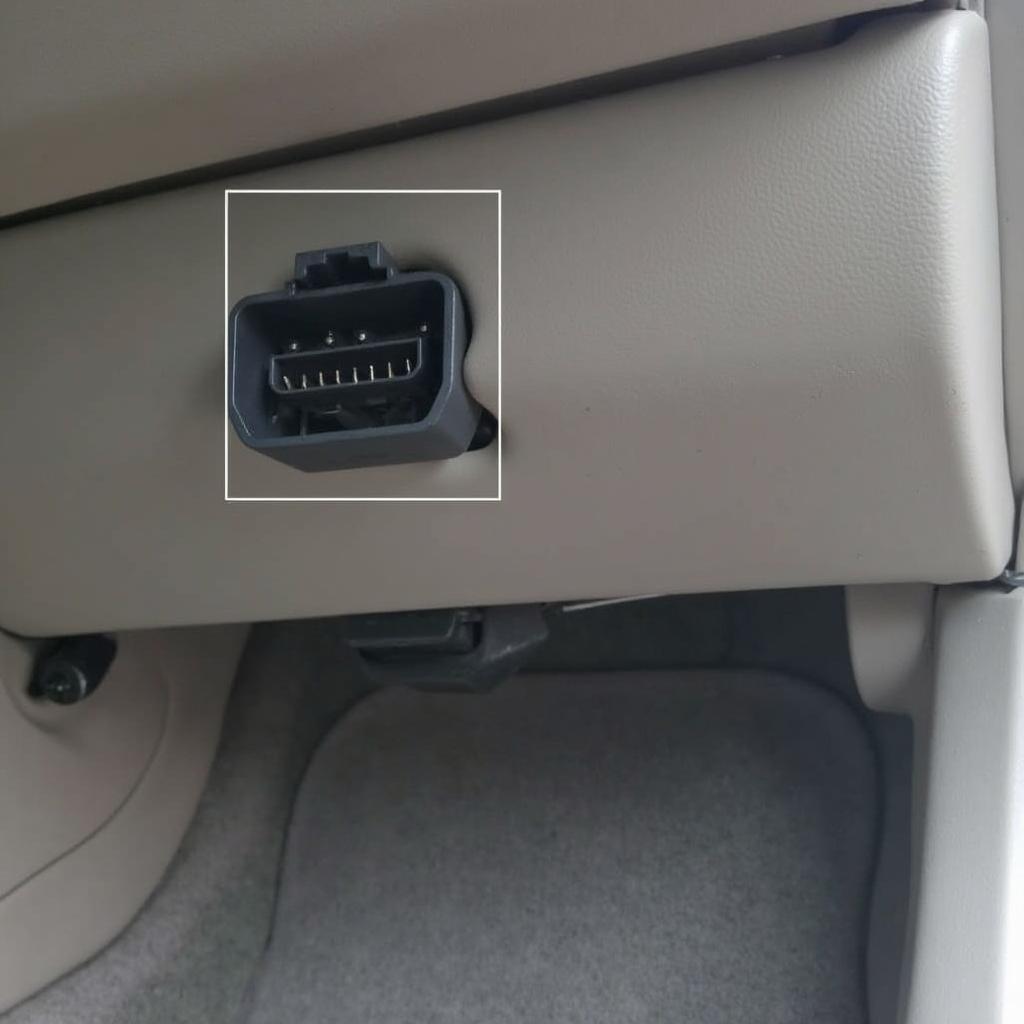 Toyota Prius OBD2 Connector Location