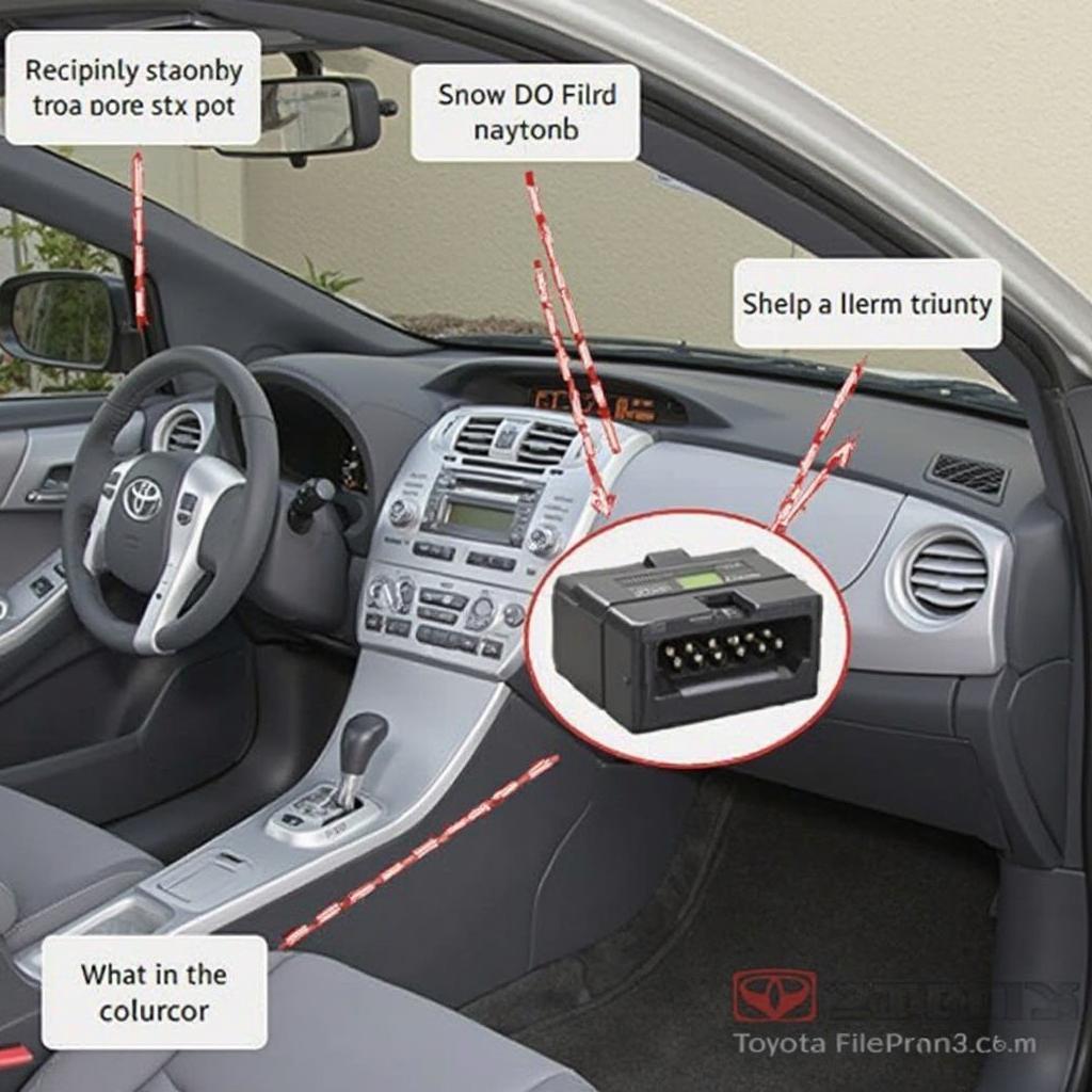 Toyota Prius OBD2 Port Location