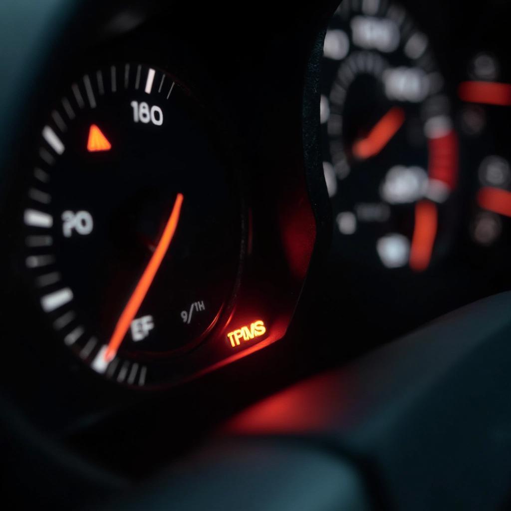 Toyota TPMS Warning Light on Dashboard