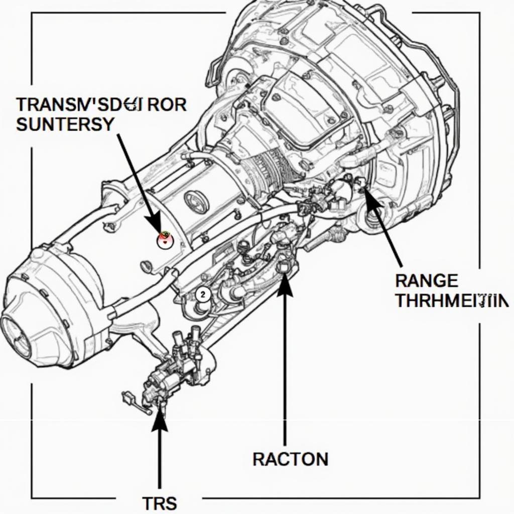 Location of the Transmission Range Sensor