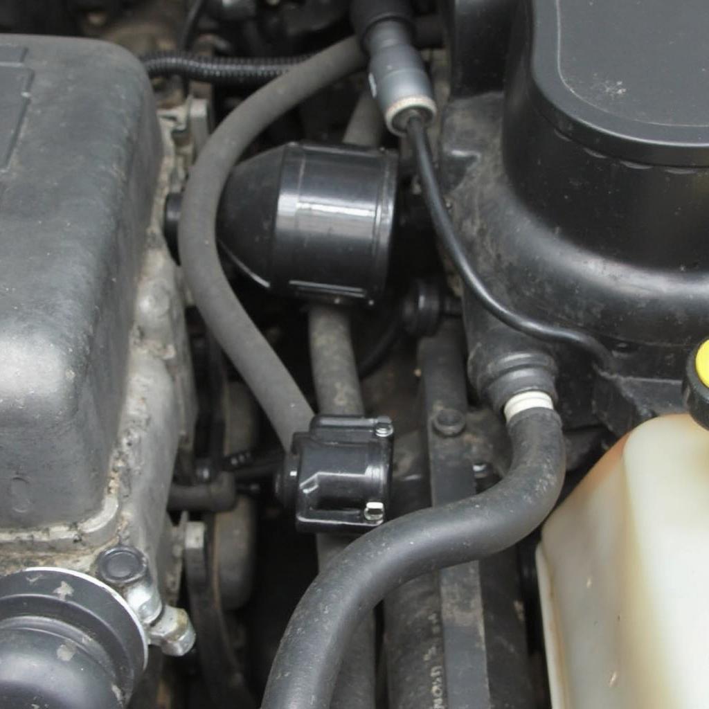 Transmission Range Sensor Location on a 2007 Saturn Vue Engine