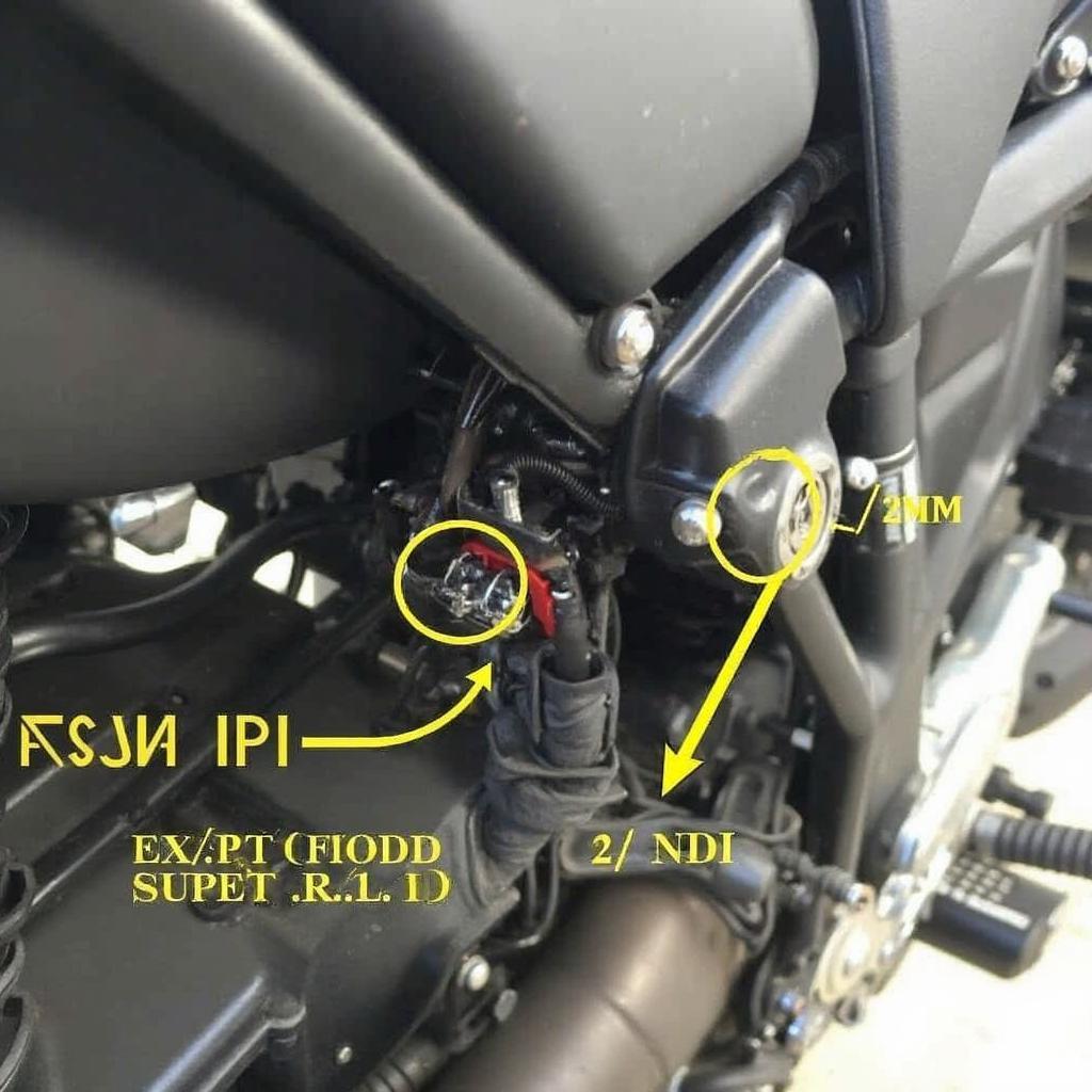 Triumph Tiger 955i OBD2 Port Location Under Seat