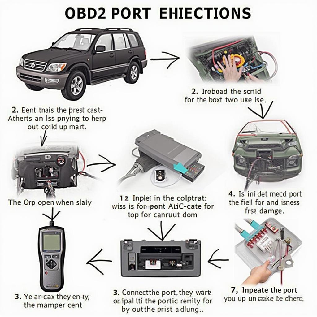 Troubleshooting OBD2 port connection issues in a 2008 Subaru Tribeca: Checking for loose connections, inspecting the port for damage, and verifying related fuses.