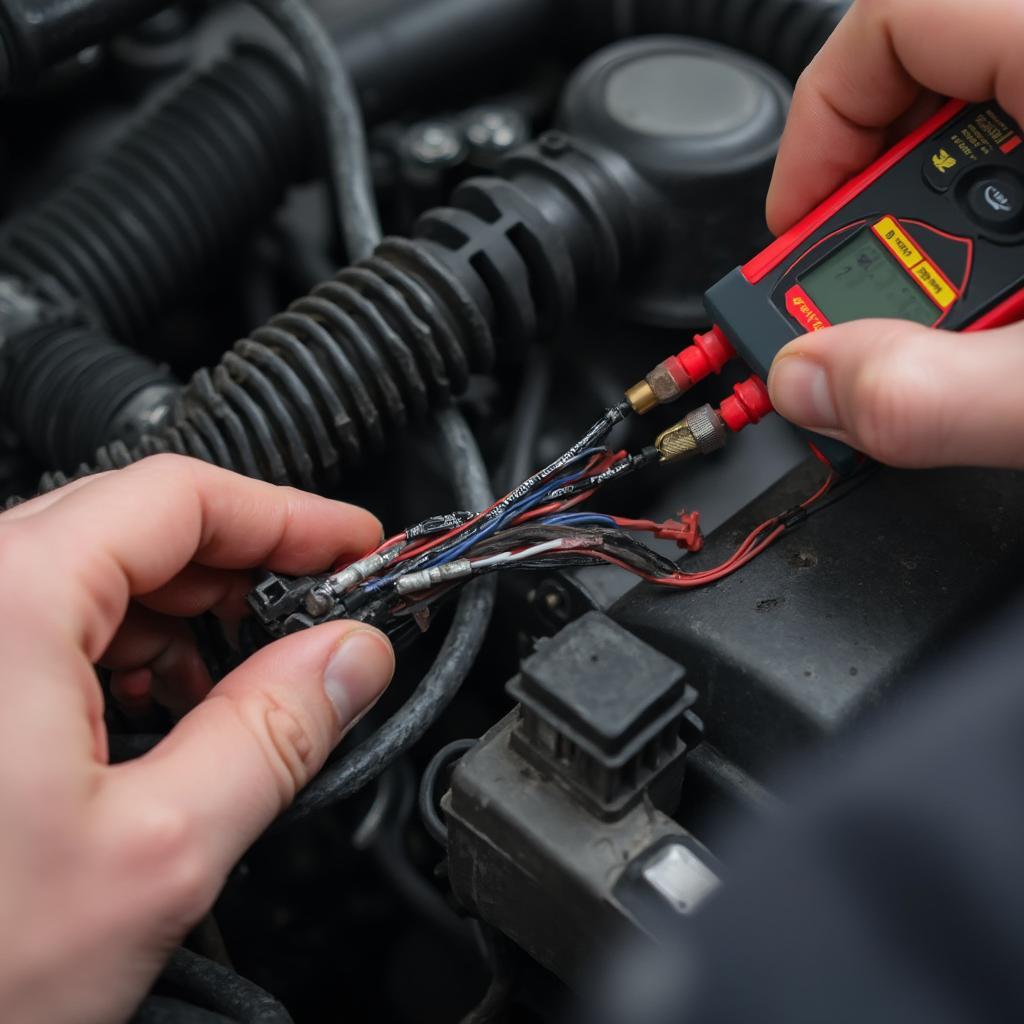 Inspecting Wiring Harness for Damage Related to U0710