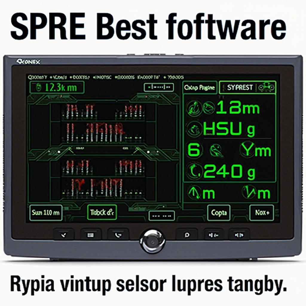 U581 Software Interface Displaying Diagnostic Data