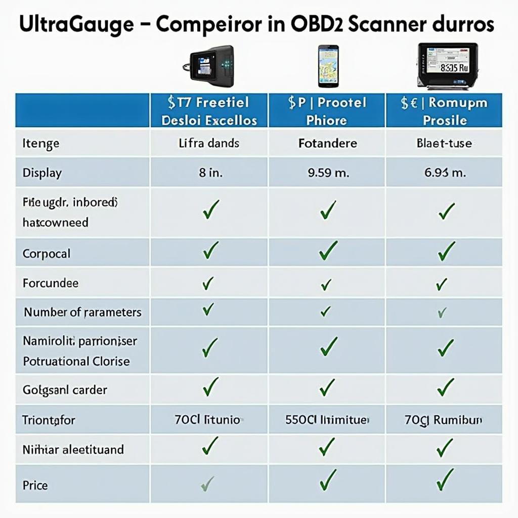 UltraGauge Compared to Other Scanners