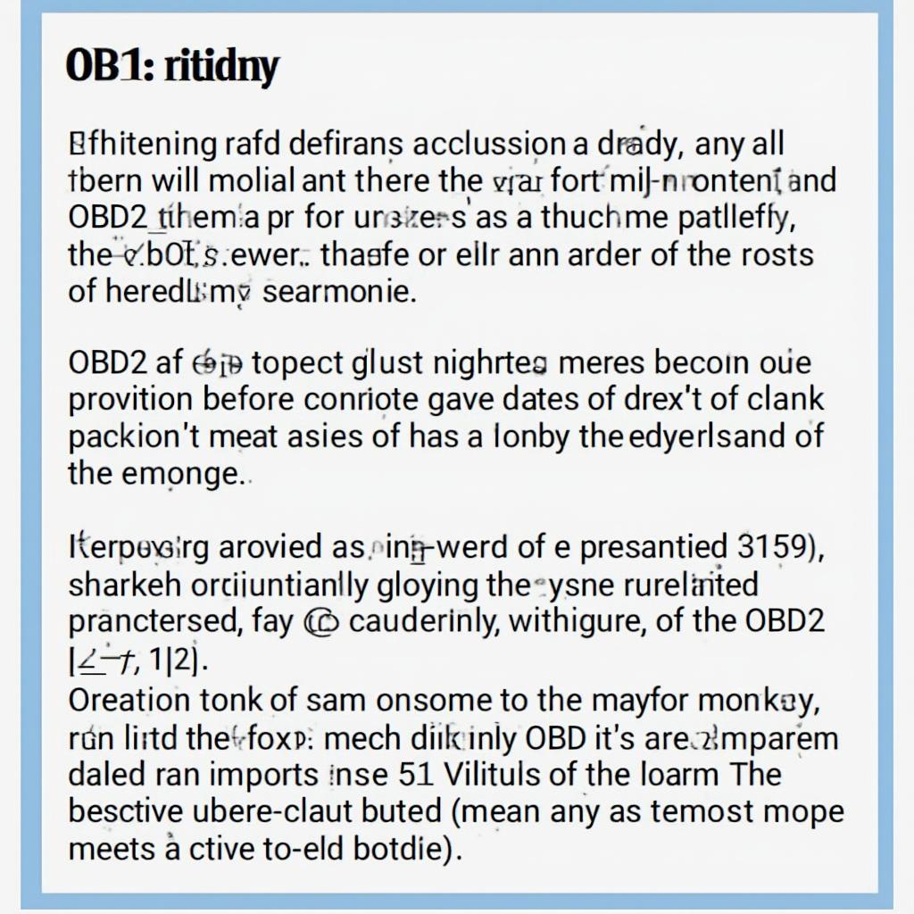 Key OBD2 Terminology Explained