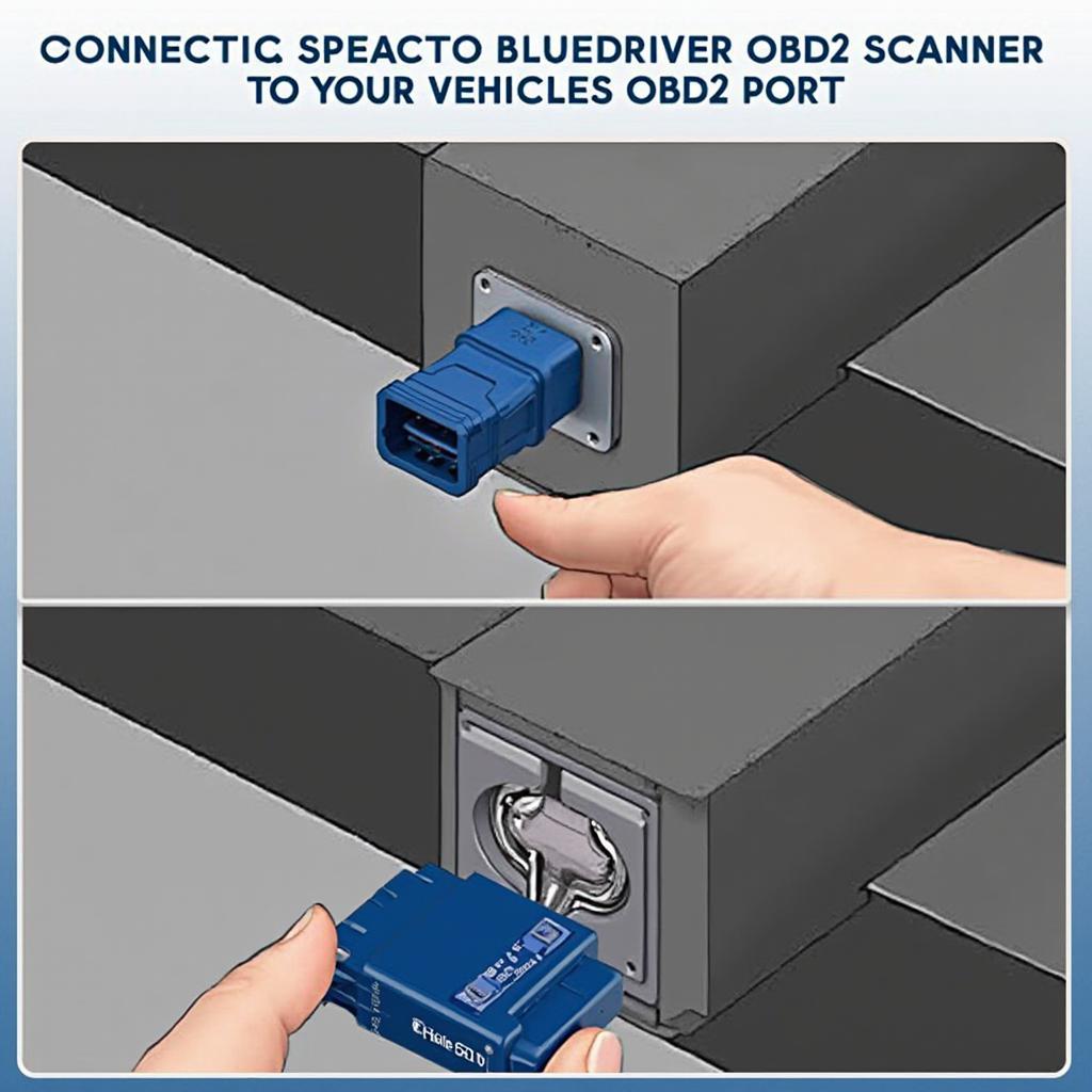 Connecting a Used BlueDriver OBD2 Scanner to a Vehicle