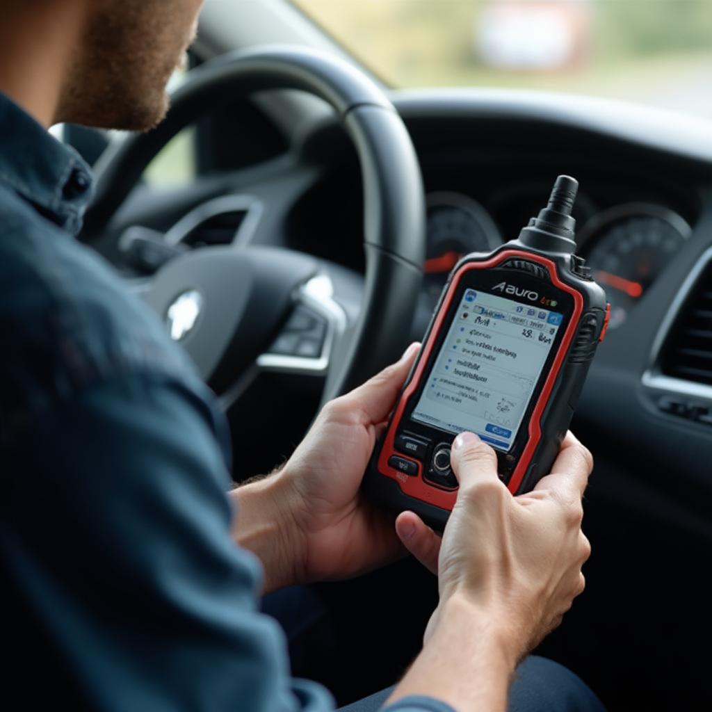 Using Auro OBD2 Scanner to Troubleshoot Car Problem