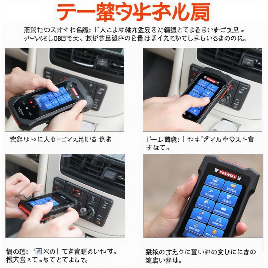 Using Foxwell OBD2 Code Reader Steps