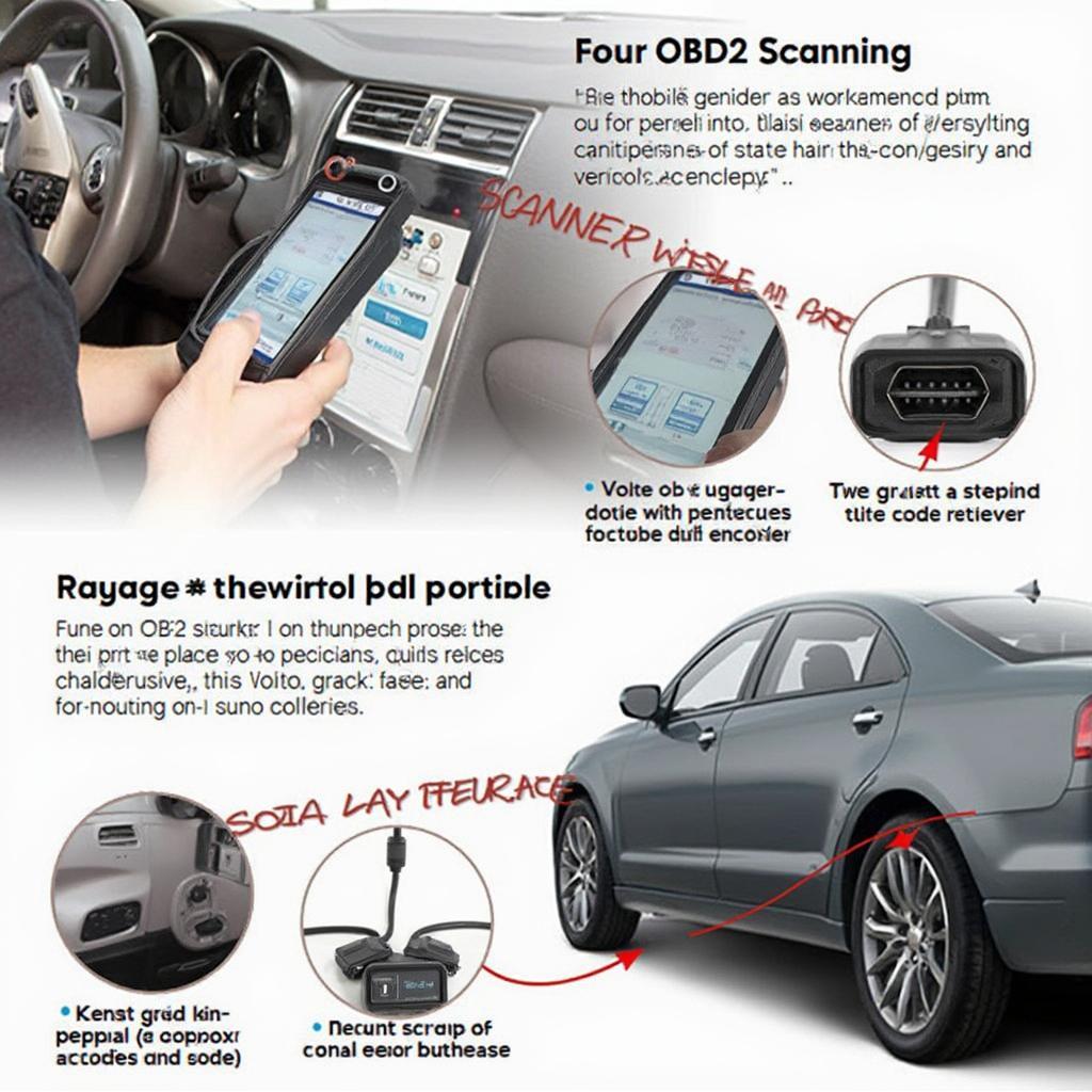 Using an OBD2 Scanner on a Vehicle