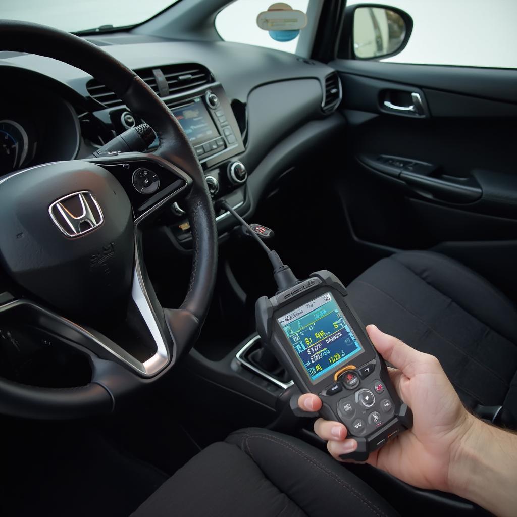 Using an OBD2 Scanner on a Honda Fit