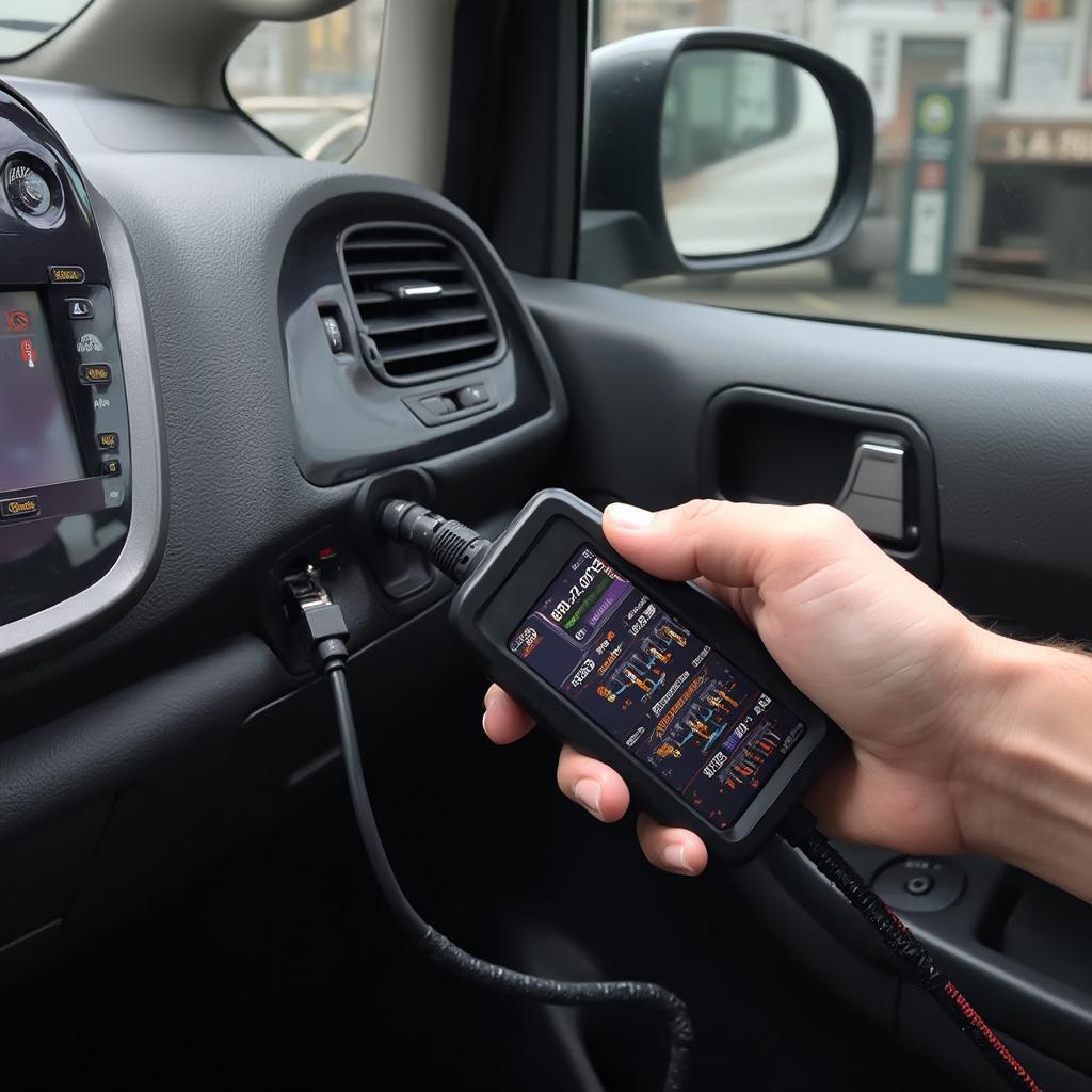 Connecting an OBD2 Scanner to a Honda Jazz