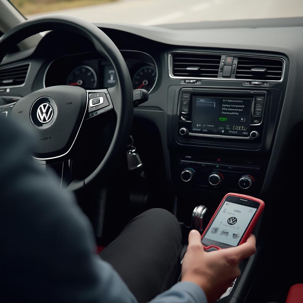 Using an OBD2 Scanner on a 2016 Volkswagen Jetta