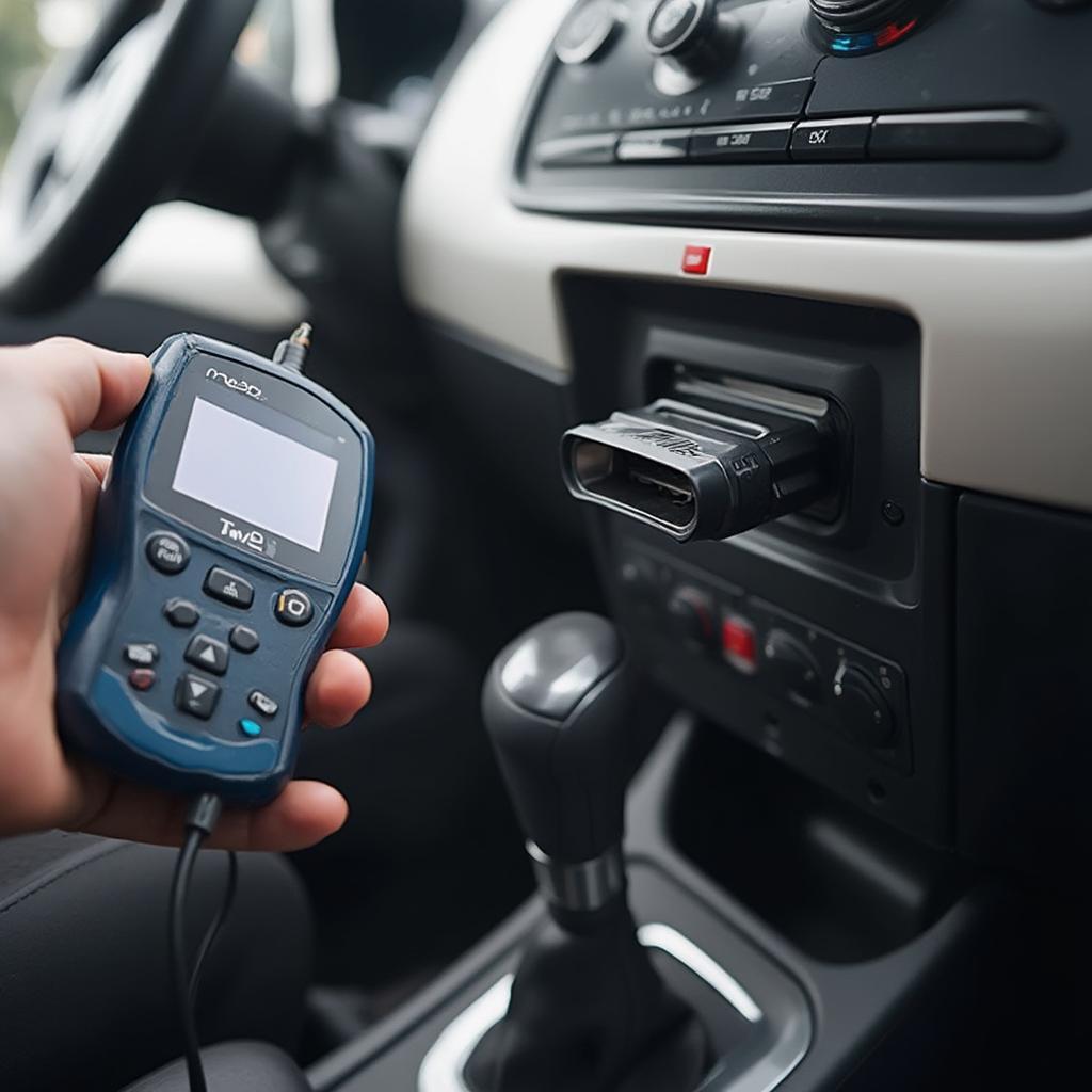 Connecting an OBD2 Scanner to a Renault Kangoo