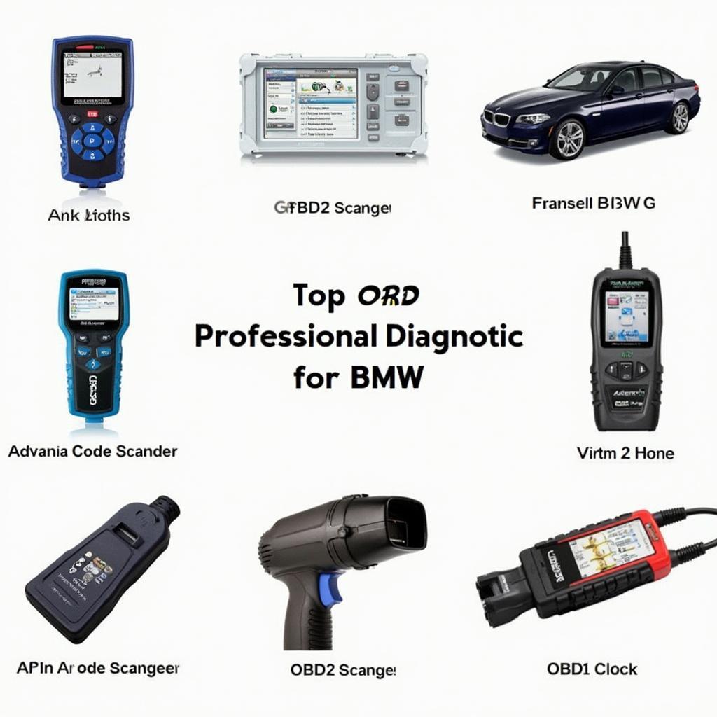 Various OBD2 Scanners for BMW