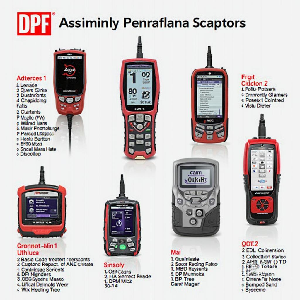 Various OBD2 Scanners for DPF Monitoring