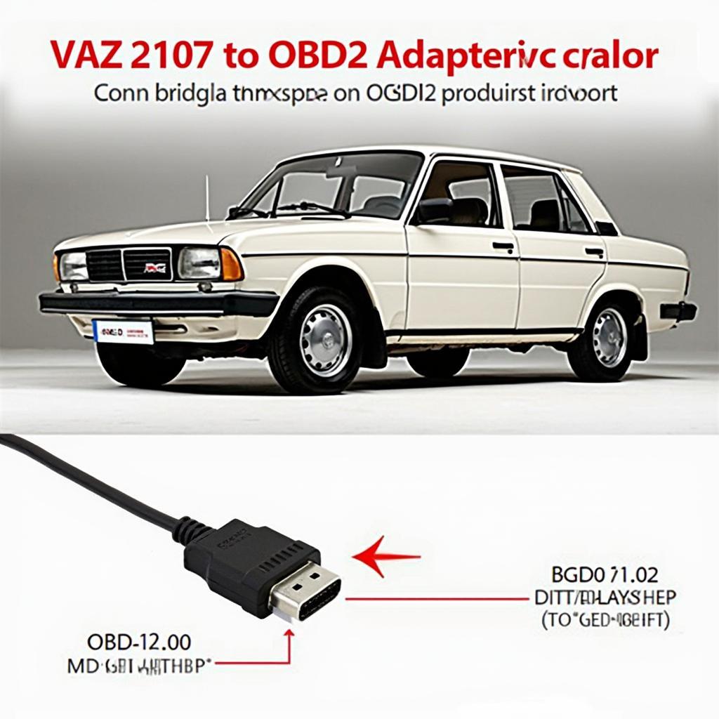 VAZ 2107 OBD2 Adapter Connection