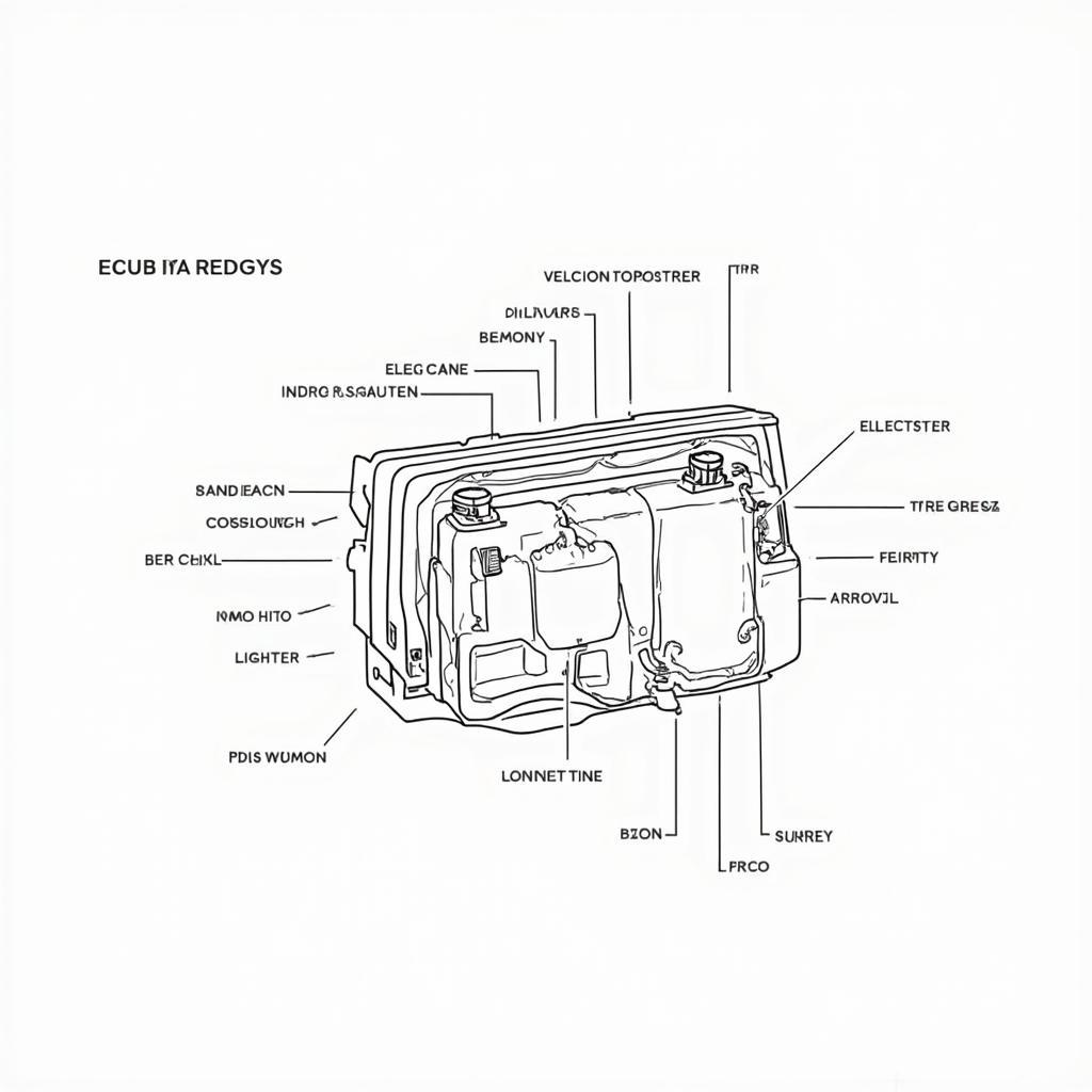 Vehicle ECU Diagram and Explanation