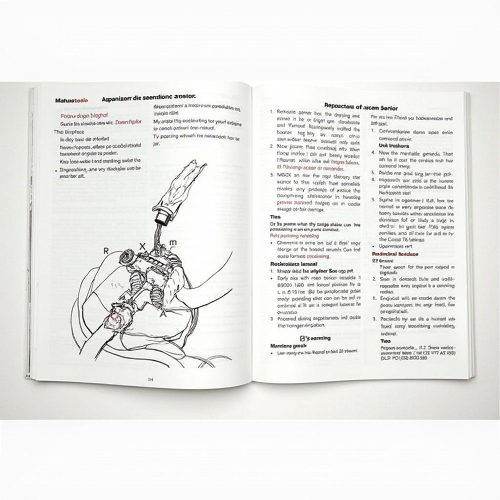 Vehicle Repair Manual Showing O2 Sensor Location