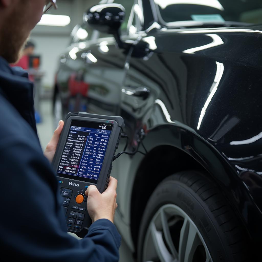 Verus OBD2 Scanner in Use