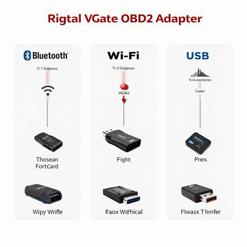 Different Types of Vgate OBD2 Adapters