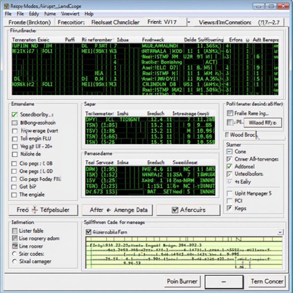 Screenshot of diagnostic software displaying data from the vGate vLinker FS adapter