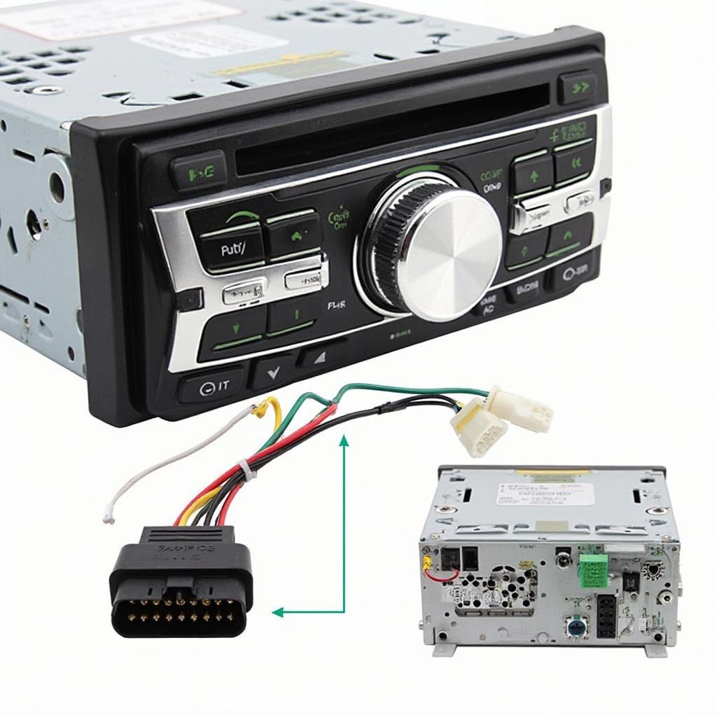 Volkswagen Factory Radio with OBD2 Integration