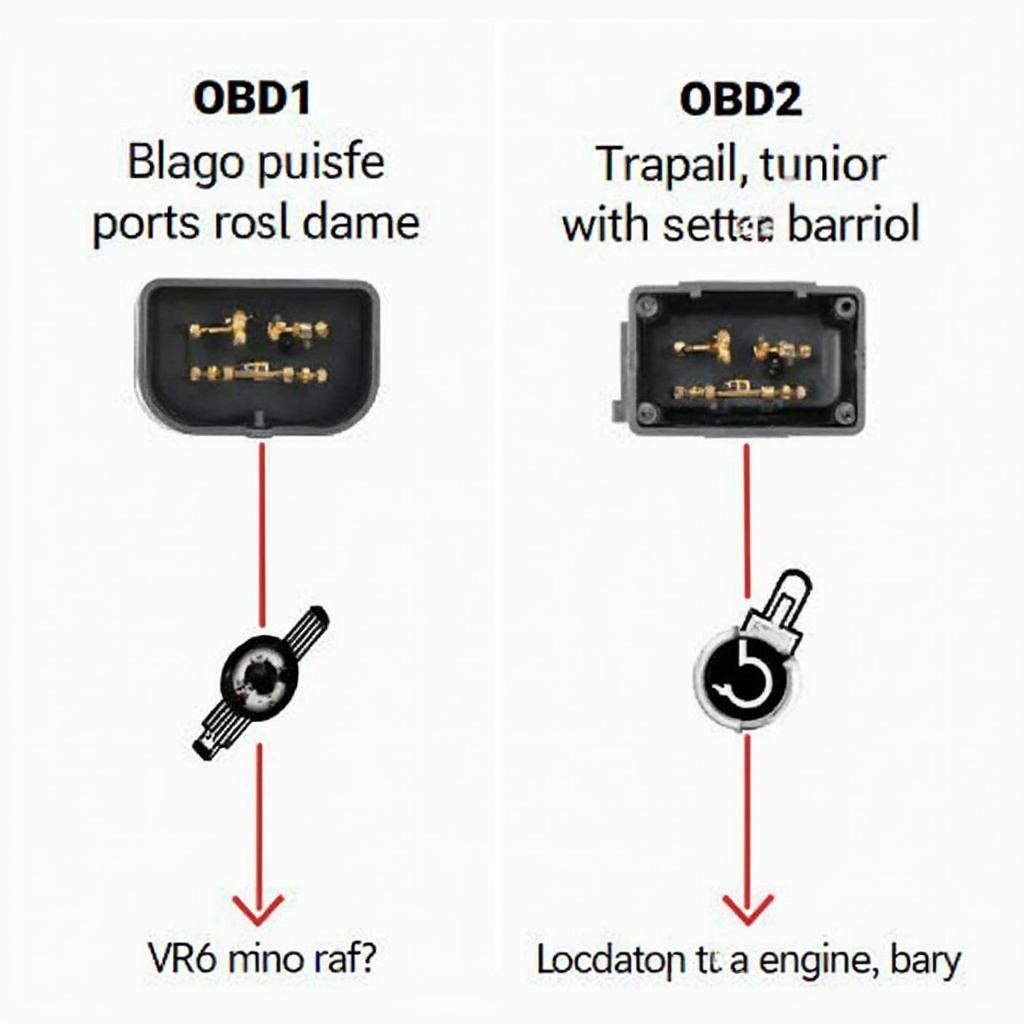 VR6 OBD1 and OBD2 Diagnostic Ports