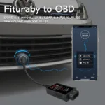 VW Audi Bluetooth OBD2 Reader Connected to a Smartphone