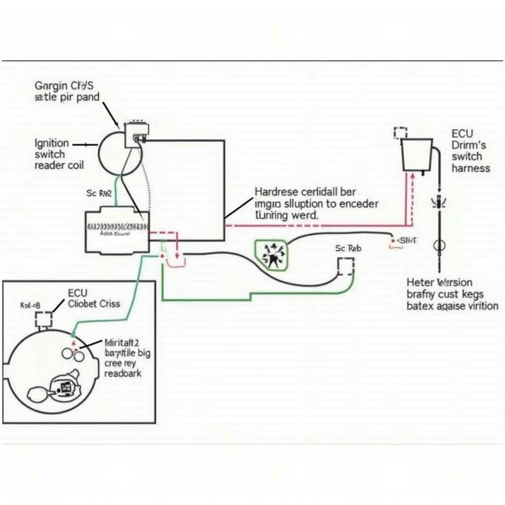 VW MK4 OBD2 Immobilizer System Diagram