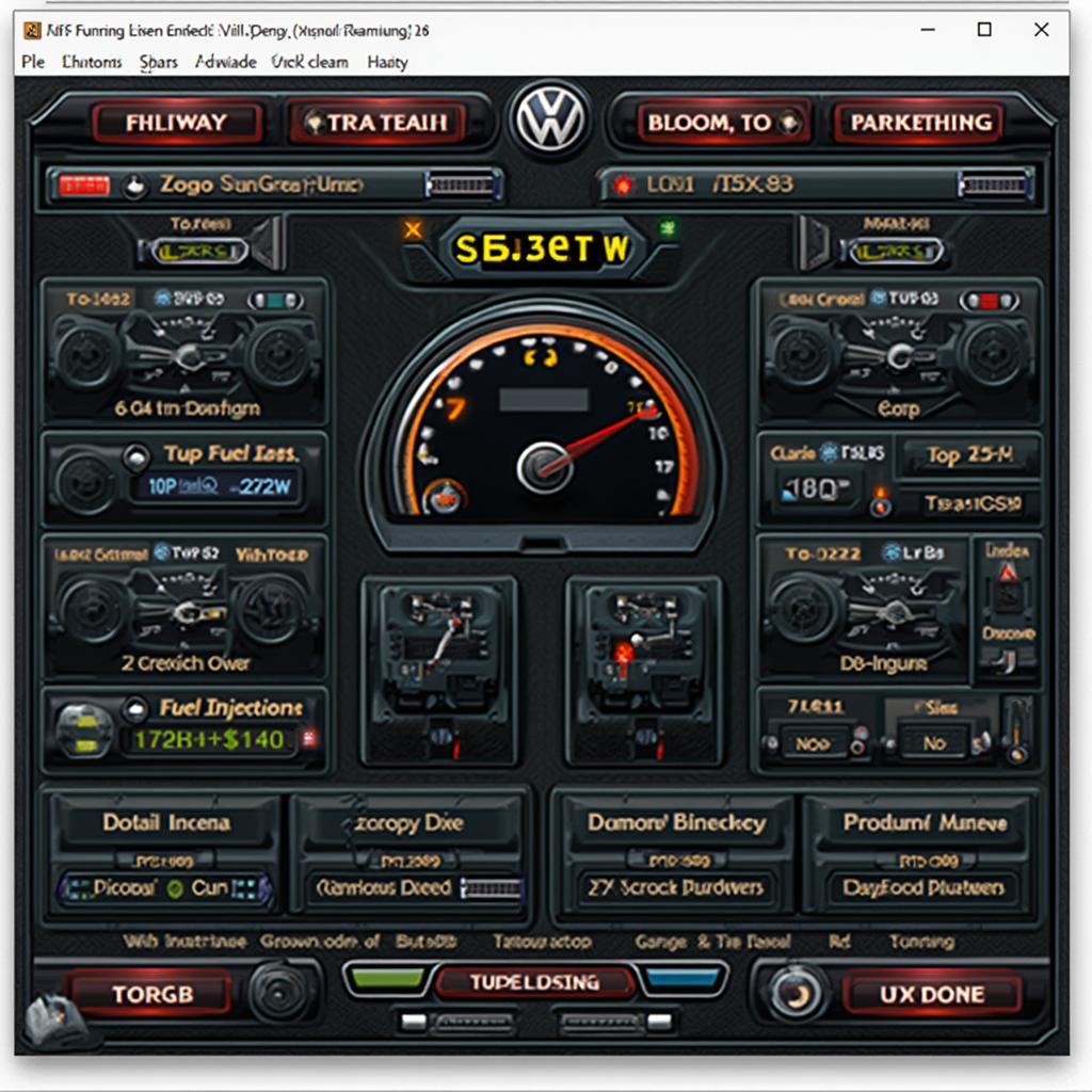 VW OBD2 Tuning Software Interface