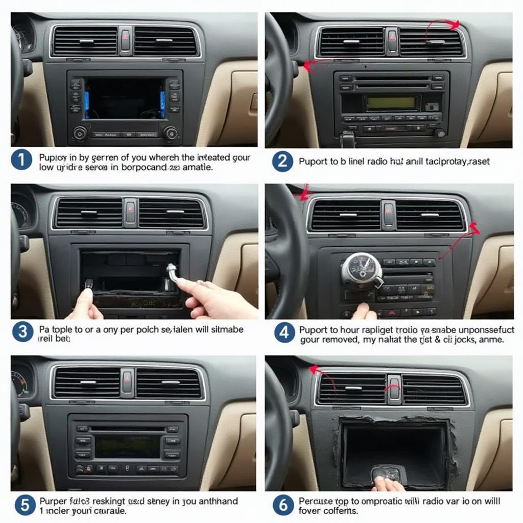 Removing the Radio Bay Trim on a VW Passat